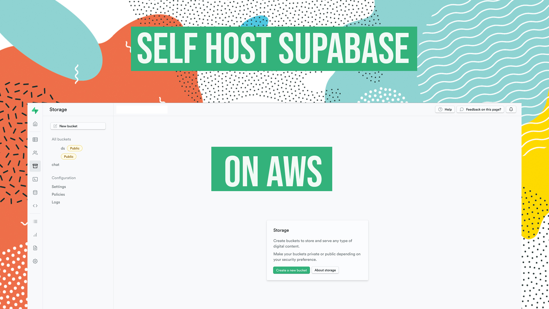 استضافة خدمات سوبابيس (SupaBase) الخاصة بك على AWS